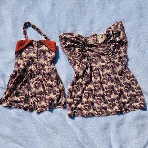 Kate Quinn Floral Kids Outfit Set - Pink and Rust